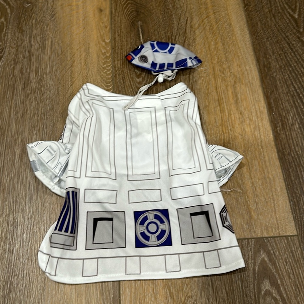 R2D2 costume for cat